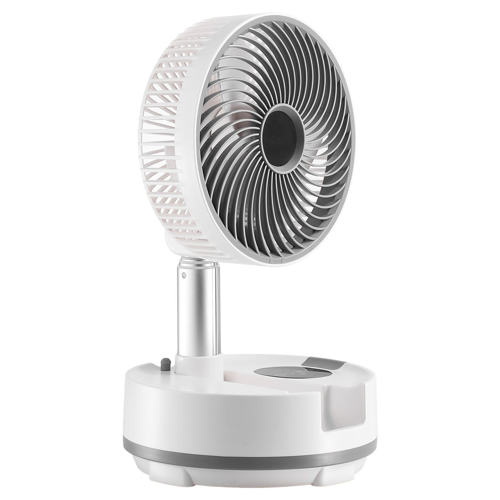 8 Inch Foldable Rechargeable Oscillating Fan 3 In 1 Remote 8 Speeds_voghion.com